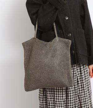 ラメ糸編み トート