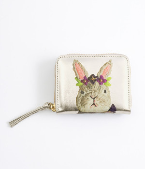 naconicoコラボ ジャバラカードウォレット(ウサギ-ONESIZE)