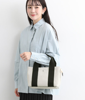 テープエルガリーパーテーション　トート＆ショルダーバッグ(ブラック-ONESIZE)