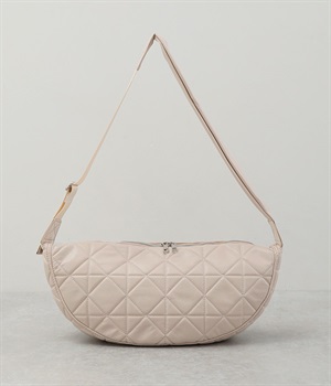 ソフトPUキルティング　ハーフムーンショルダー(アイボリー-ONESIZE)