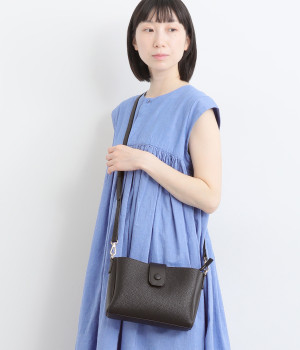 ヨコ型　3つ口ショルダー(ブラック-ONESIZE)