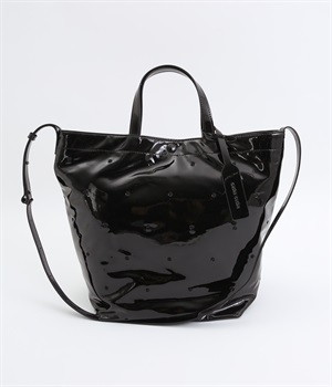 ドット刺繍 2wayトート(ブラック-ONESIZE)