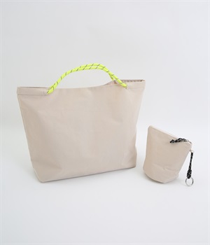 ウォッシャーナイロン パッカブルトート(アイボリー-ONESIZE)