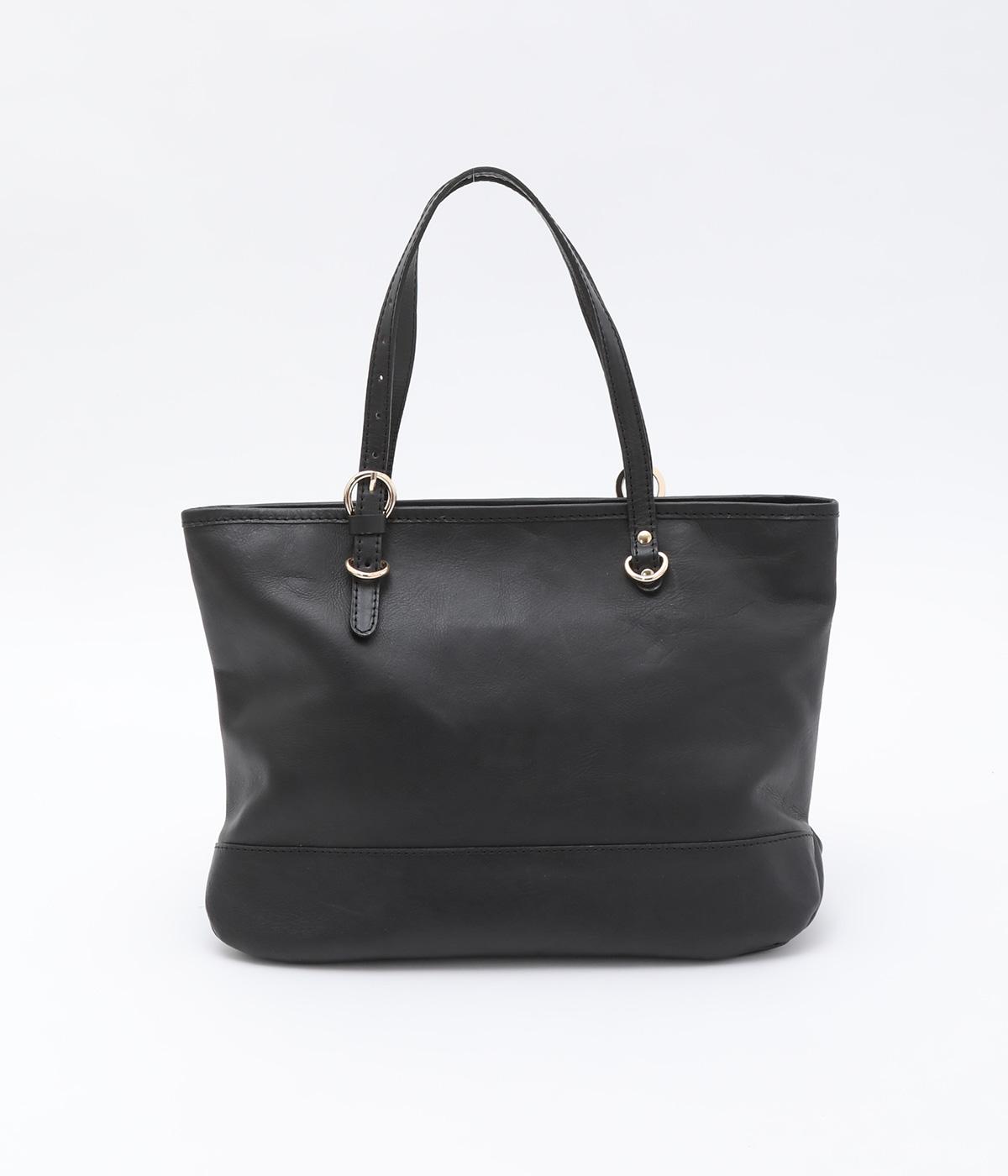 牛革アジャストハンドルA4トート(ブラック-ONESIZE)