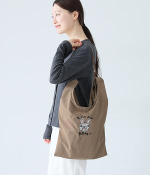 アニマルドローイング刺繍ナイロントート(オーク-ONESIZE)