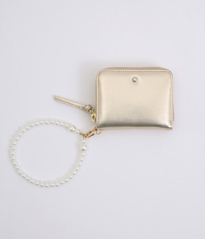 パールストラップ　ジャバラカードウォレット