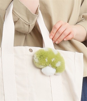 キノコチャーム(オリーブ-ONESIZE)