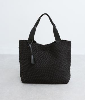 ネオプレーンメッシュビッグトートバッグ(ブラック-F)