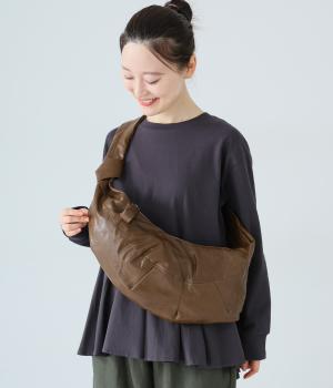 ムーン型ボディバッグ(チョコ-F)