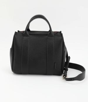 6ポケットパーテーションミニトート(ブラック-F)