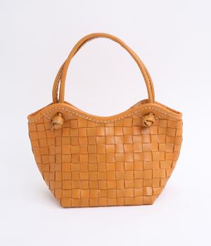 牛革レザーメッシュトートS