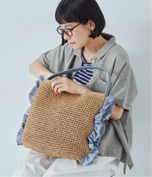 サイドフリルワンハンドルトート