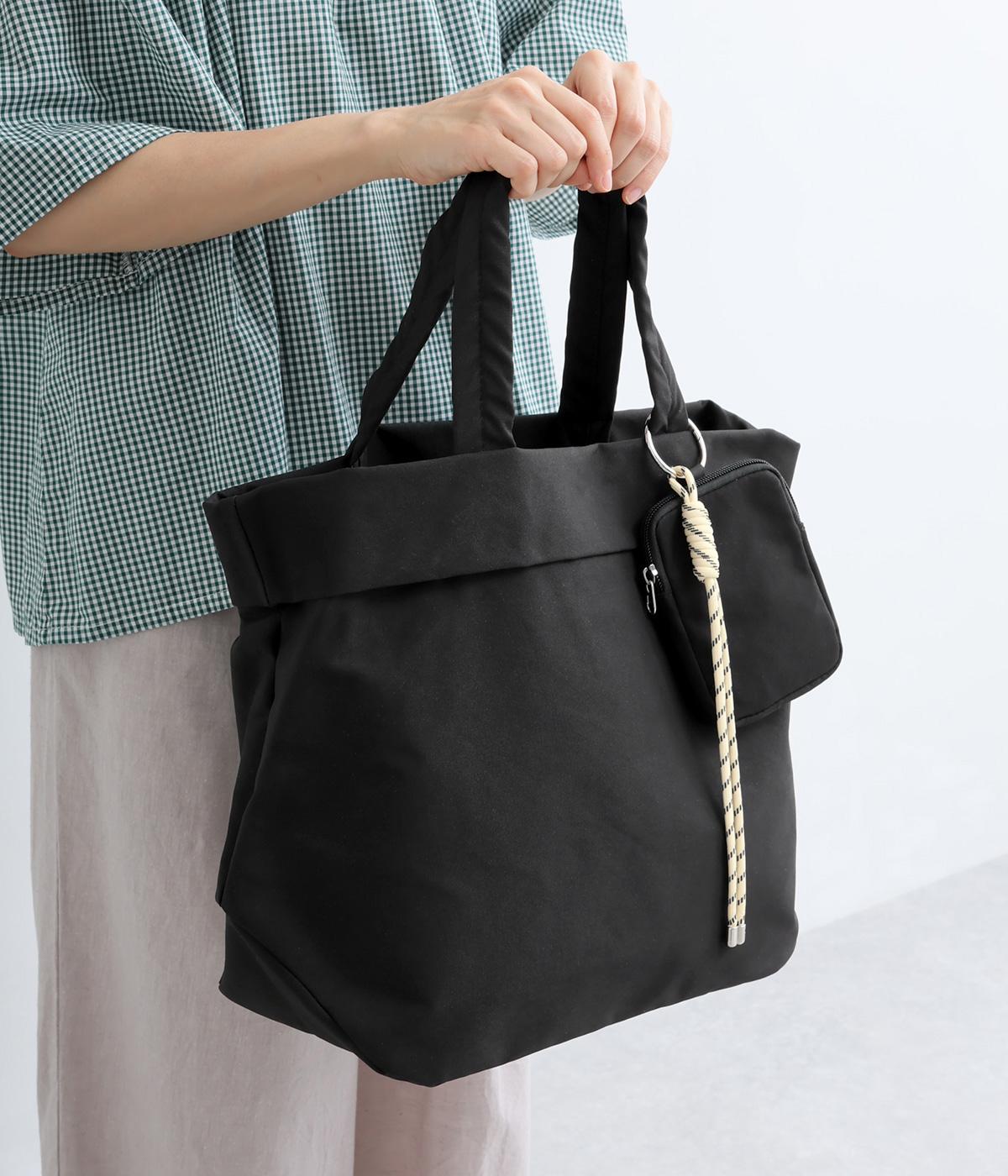 lululemon◇ON MY LEVEL BAG 2.0/2WAY/トートバッグ/ナイロン/BLK/無地 