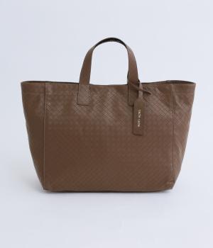 メッシュエンボスショッパーM(チョコ-F)
