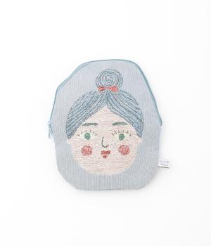 フレンズ　ゴブラン織り ポーチ(サックス-ONESIZE)