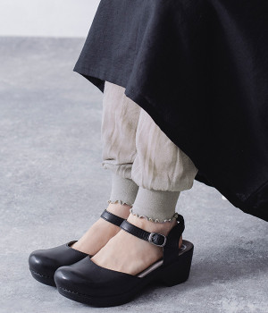 コットン ゆる編みレギンス(グレー-ONESIZE)