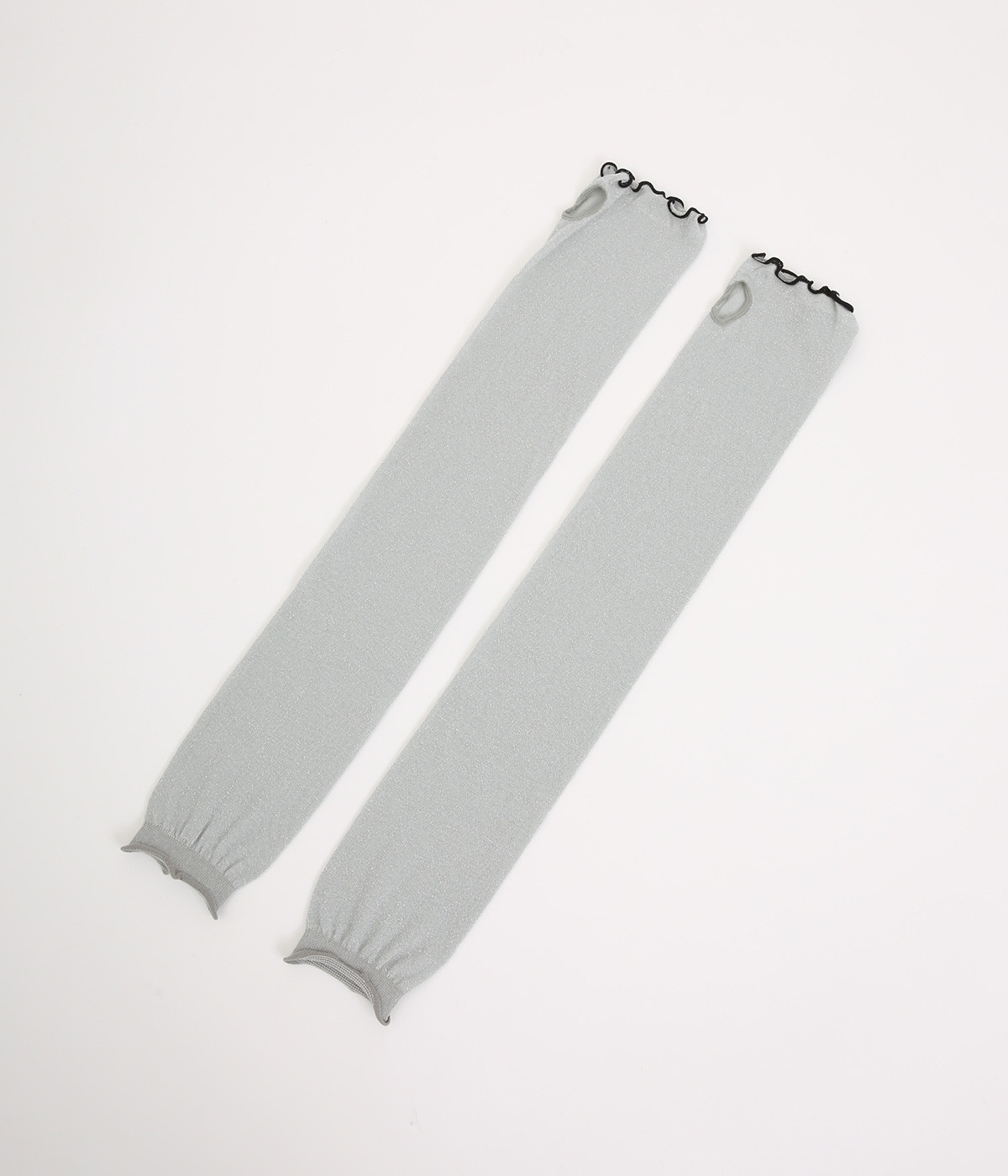 スパークル　アームカバー(ライトグレー-ONESIZE)