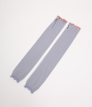 スパークル　アームカバー(ラベンダー-ONESIZE)