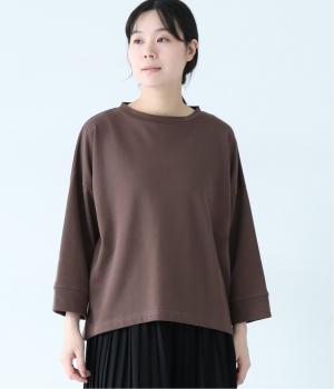 コットンミニ裏毛プルオーバー(ブラウン-ONESIZE)