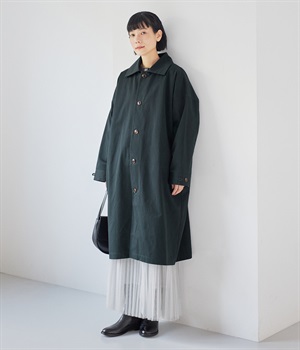 ビッグカラーコート(ネイビー-ONESIZE)