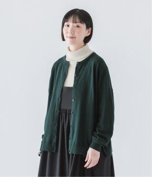 わたしの定番カーディガン（ダークグリーン・F）