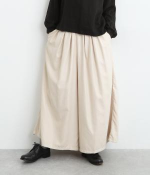 細畝コーデュロイタックワイドパンツ(ナチュラル-ONESIZE)