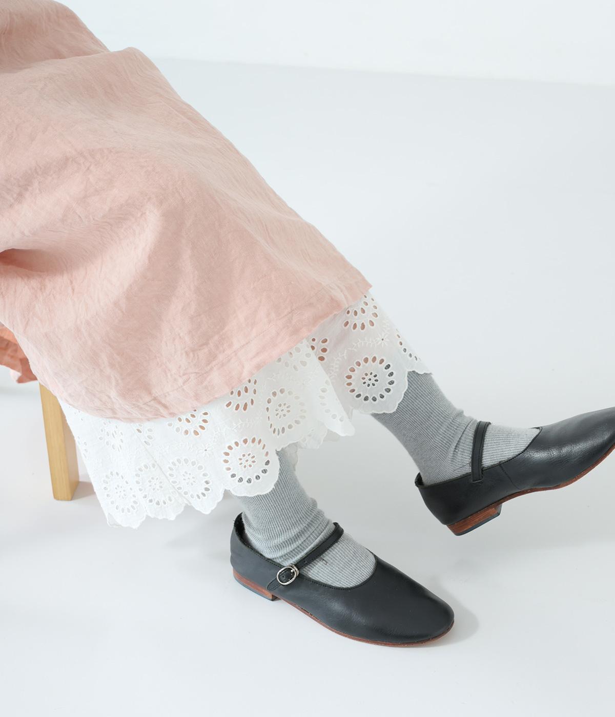 スカラップ刺繍ペチパンツ(アイボリー-F)