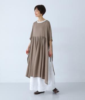 サイドリボンサイド開きワンピース