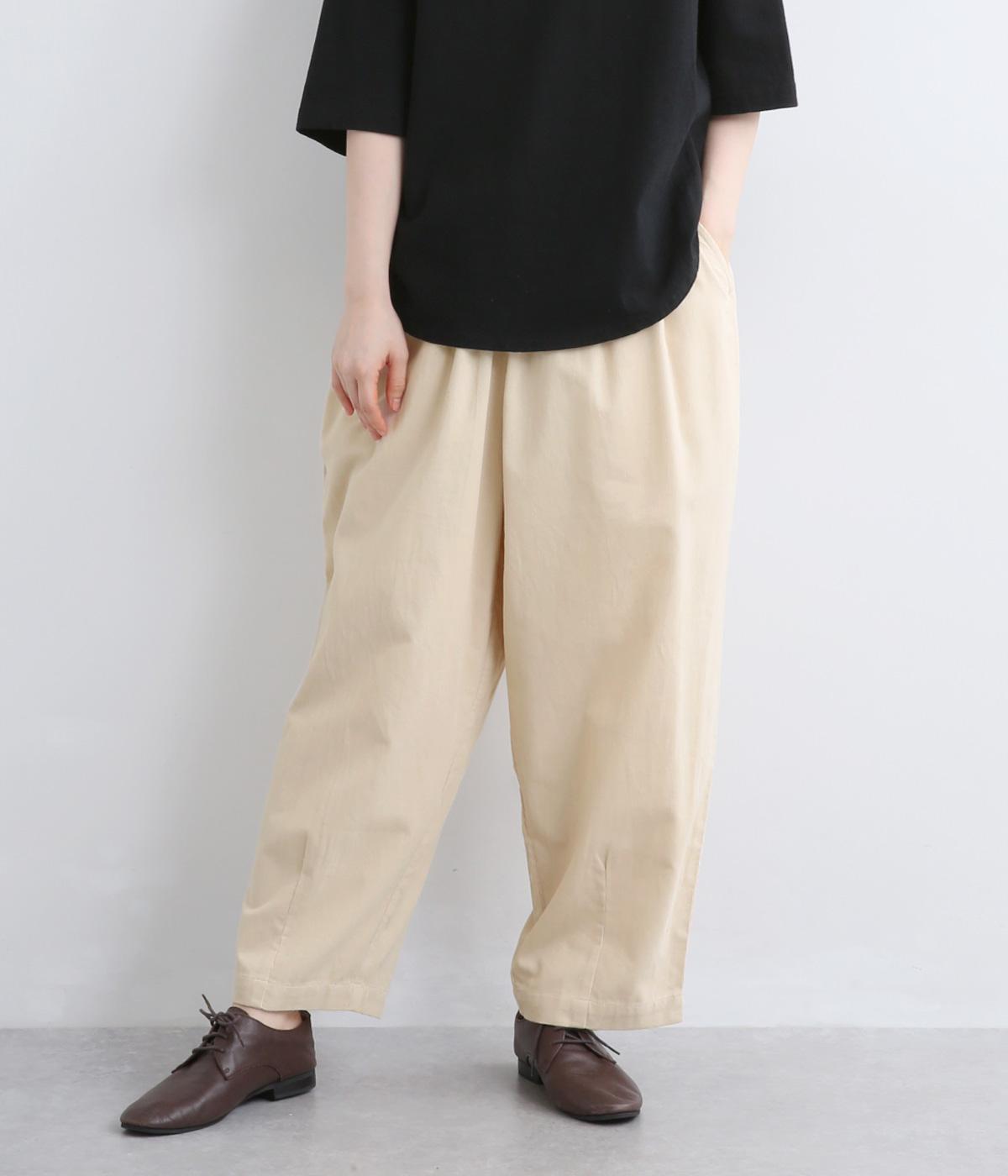 まー191新品BRILLANTE スモーク柄 コーデュロイコクーンパンツ