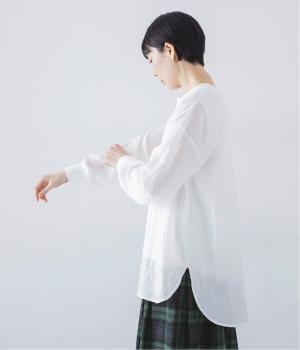 リブ長袖切替プルオーバー