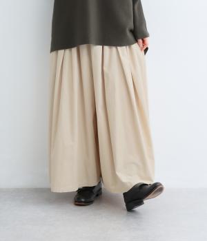 【10月下旬発売予定】コーデュロイタックワイドパンツ（エクリュ・F）