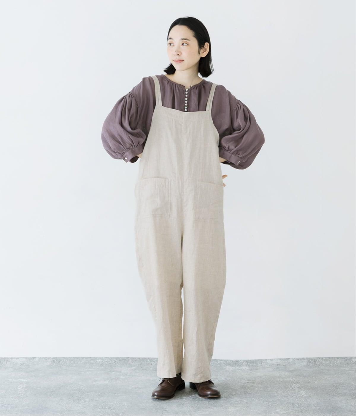 リネンリボンサロペット｜AUG（オーグ）の商品詳細