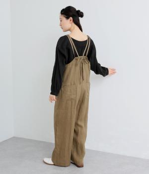 リネンリボンサロペット