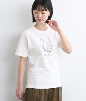 コットン天竺アニマルTee(オフ-ONESIZE)