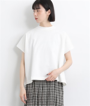 【A.U.G. relaxing】コットン天竺ワイドフレンチTee(オフ-ONESIZE)