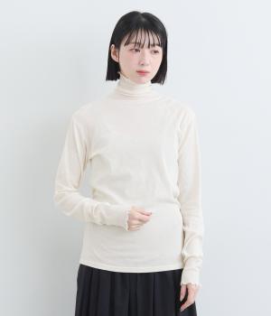 コットンライトリブメロータートル(オフ-F)