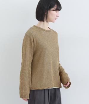 ドライテープヤーンリラックスニットプルオーバー