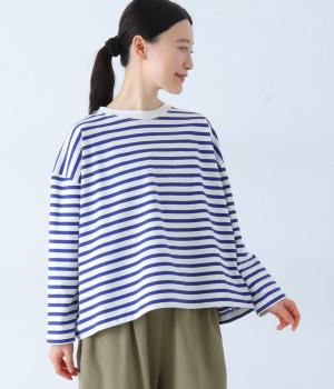 【A.U.G. relaxing】MVS天竺ワイドフレアTee