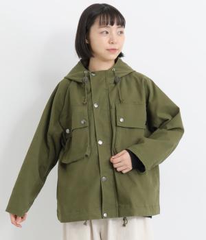 ライトモールスキンワークブルゾン(カーキ-F)