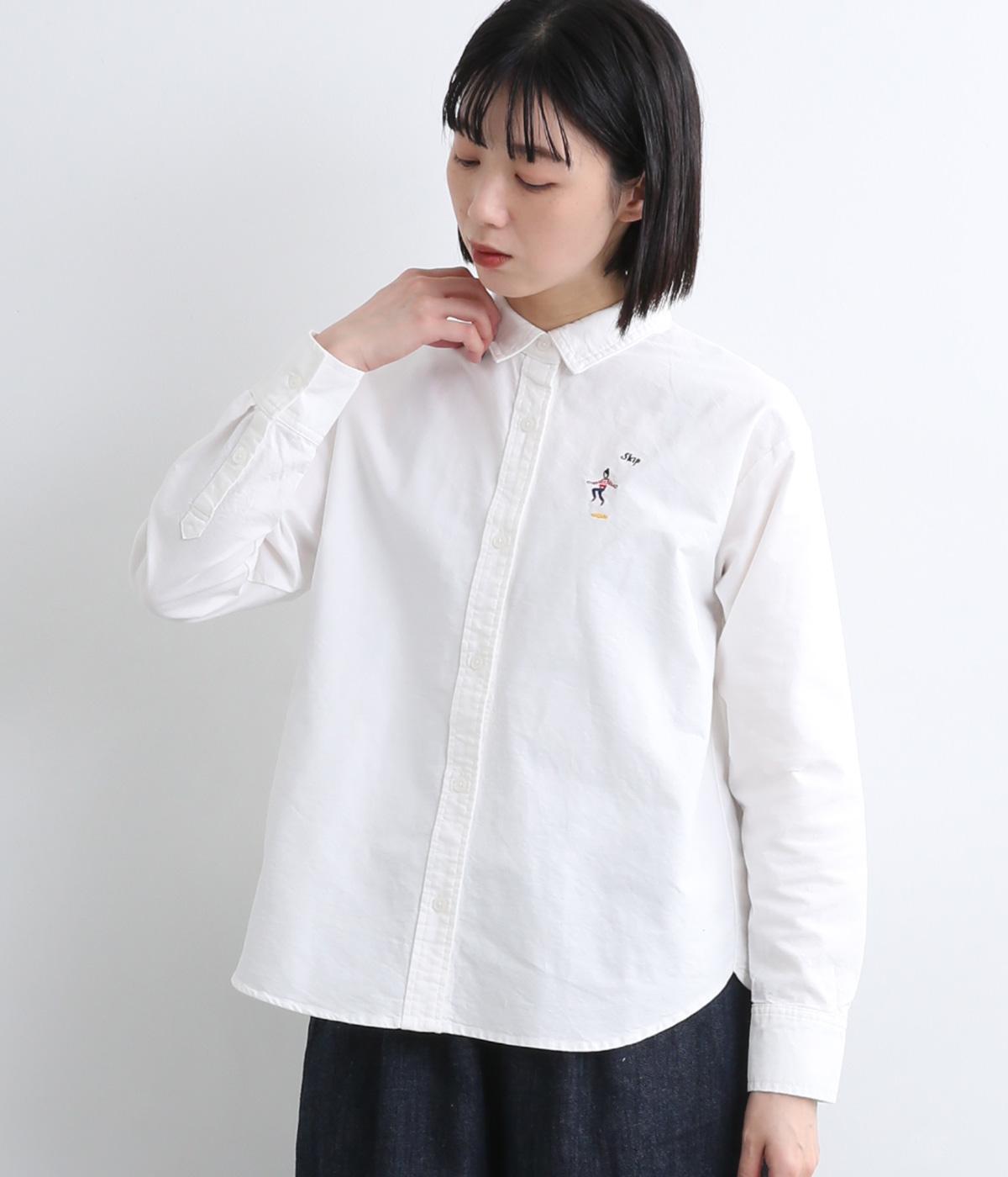 オックスSKIPシャツ(オフ-F)