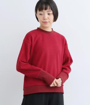 リブ起毛プルオーバー(レッド-F)