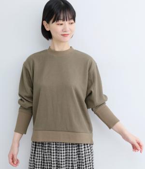 リブ起毛プルオーバー(グレージュ-F)