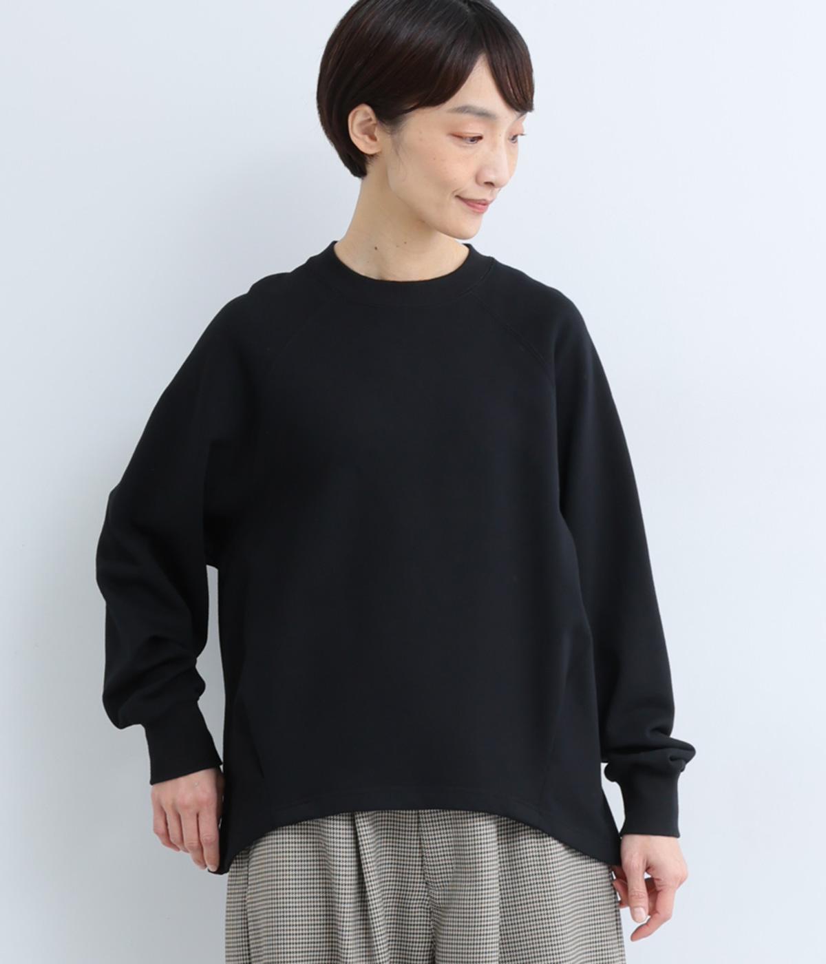 裾タックバルーンプルオーバー(ブラック-F)