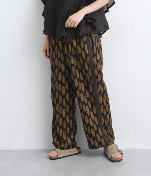 アフリカンプリント リラックスパンツ