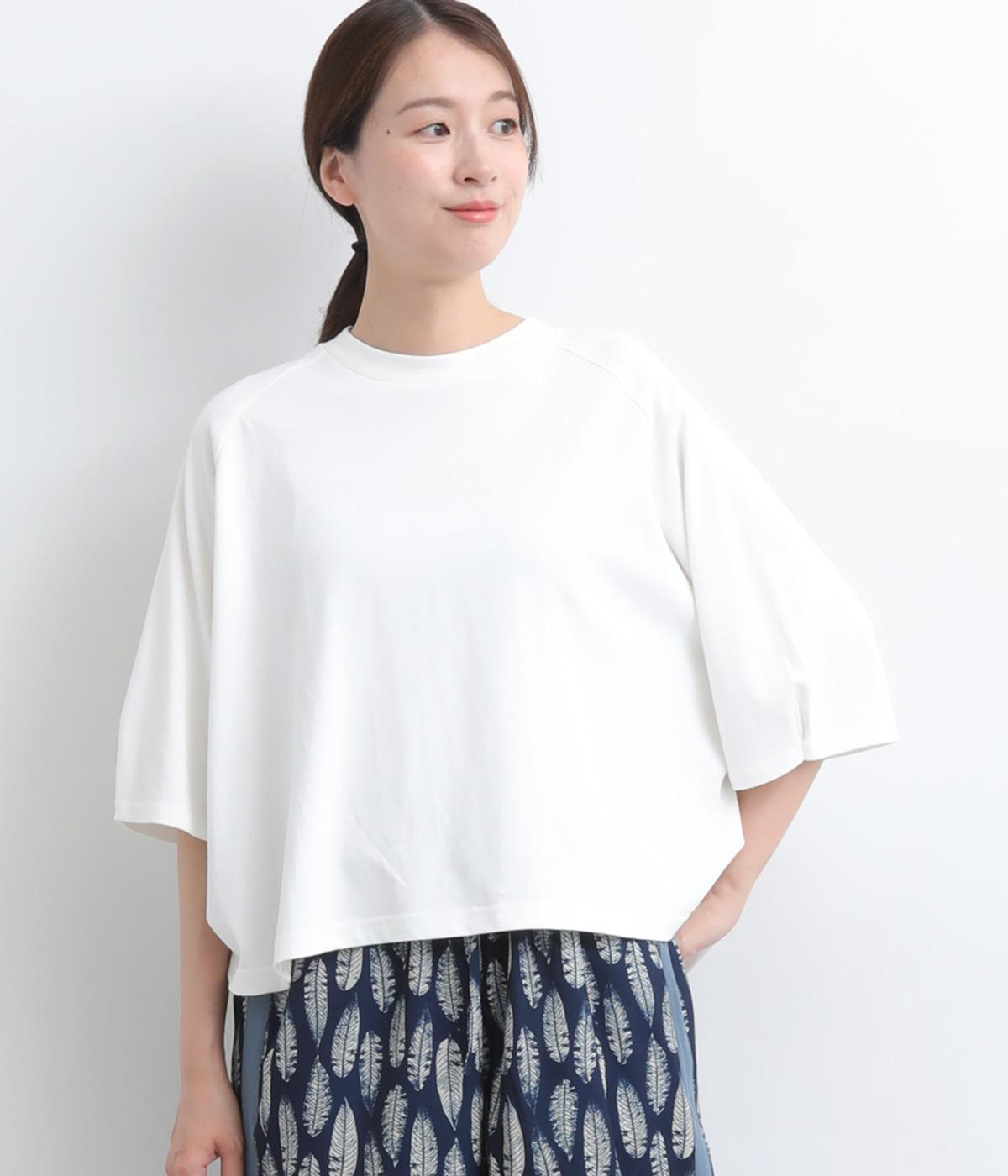 USAコットン天竺 サイドタックTee(オフ-F)