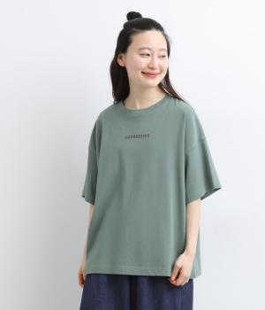 USAコットン天竺 退勤Tee(ダークブルーグリーン-F)