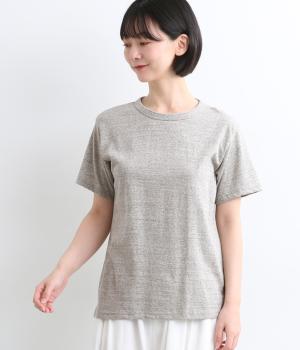 ラフィー天竺　ユーティリティTee(ト―プグレー-1)