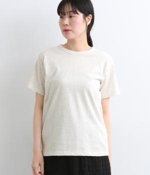 ラフィー天竺　ユーティリティTee(オートミール-1)