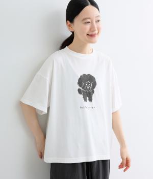 モフモフ犬コットンTシャツ