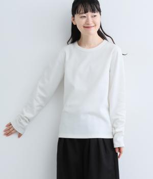 接結クルーネックプルオーバー(オフ-1)